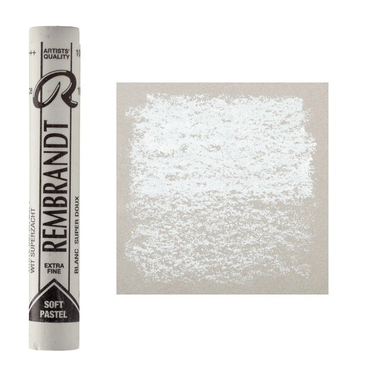 PASTEL SECO SOFT TALENS REMBRANDT 101-5 WHITE SUPER SOFT