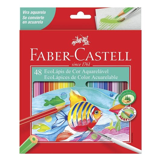 LAPIS AQUARELAVEL FABER 48 CORES