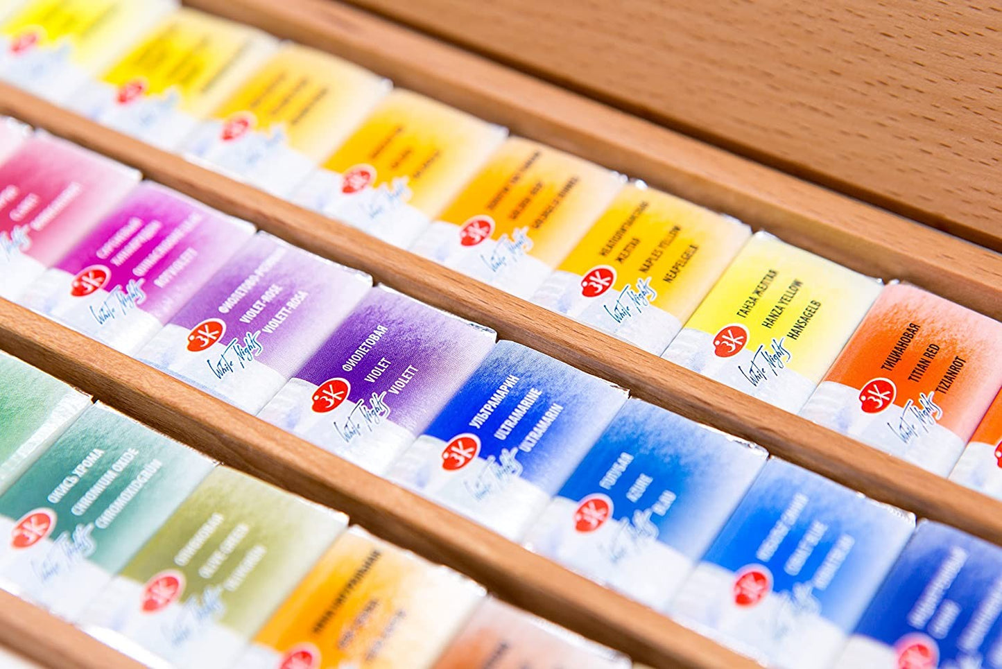 ESTOJO AQUARELA WHITE NIGHTS 48 PANS MADEIRA 1944087