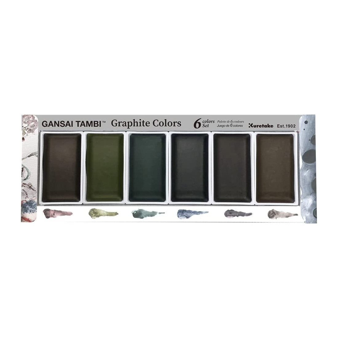AQUARELA KURETAKE GANSAI TAMBI 06 GRAPHITE CORES MC20GR6V