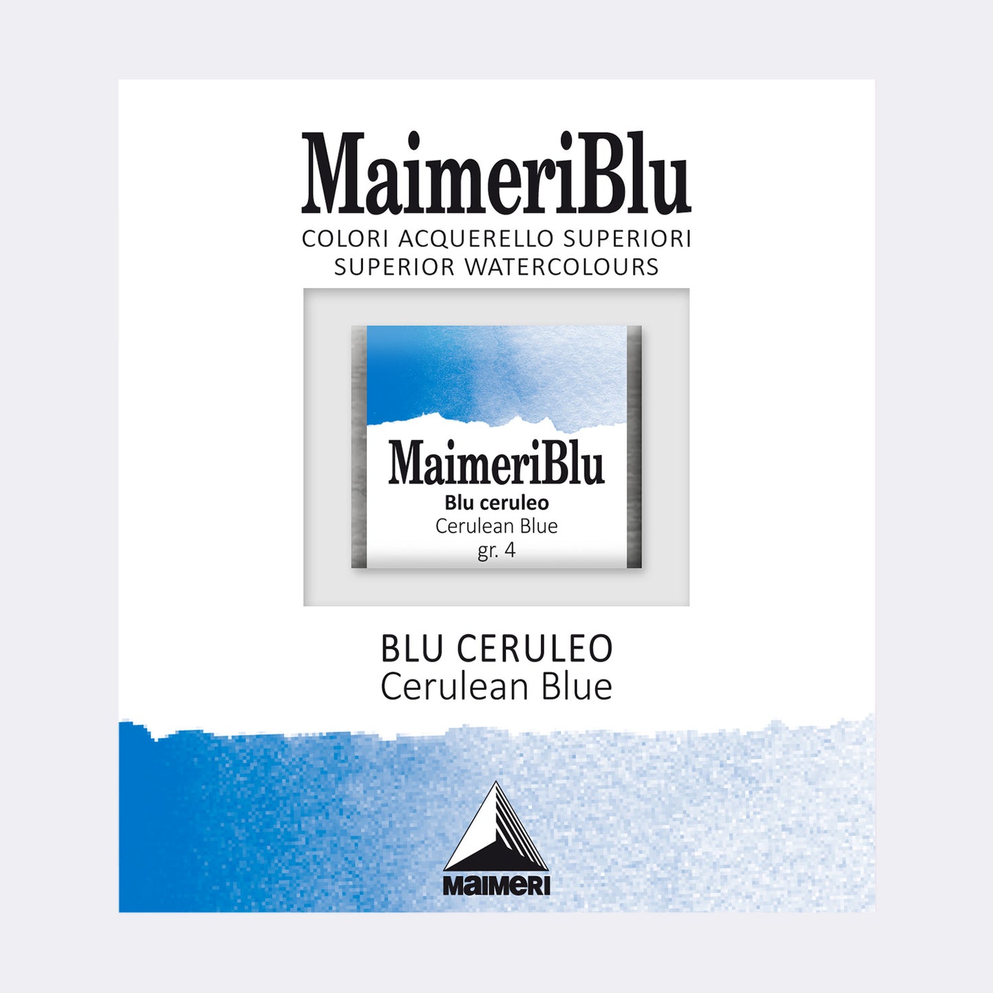 AQUARELA MAIMERIBLU ARTISTS HALF PAN 368 CERULEAN BLUE