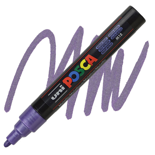 CANETA POSCA PC-5M M12 VIOLETA METALICO