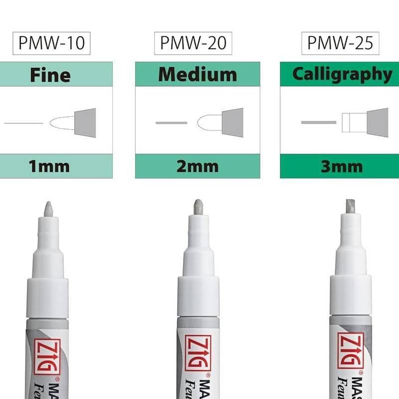 MASCARA AQUARELA CANETA KURETAKE 3.0MM CALIGRAPHY PMW-25