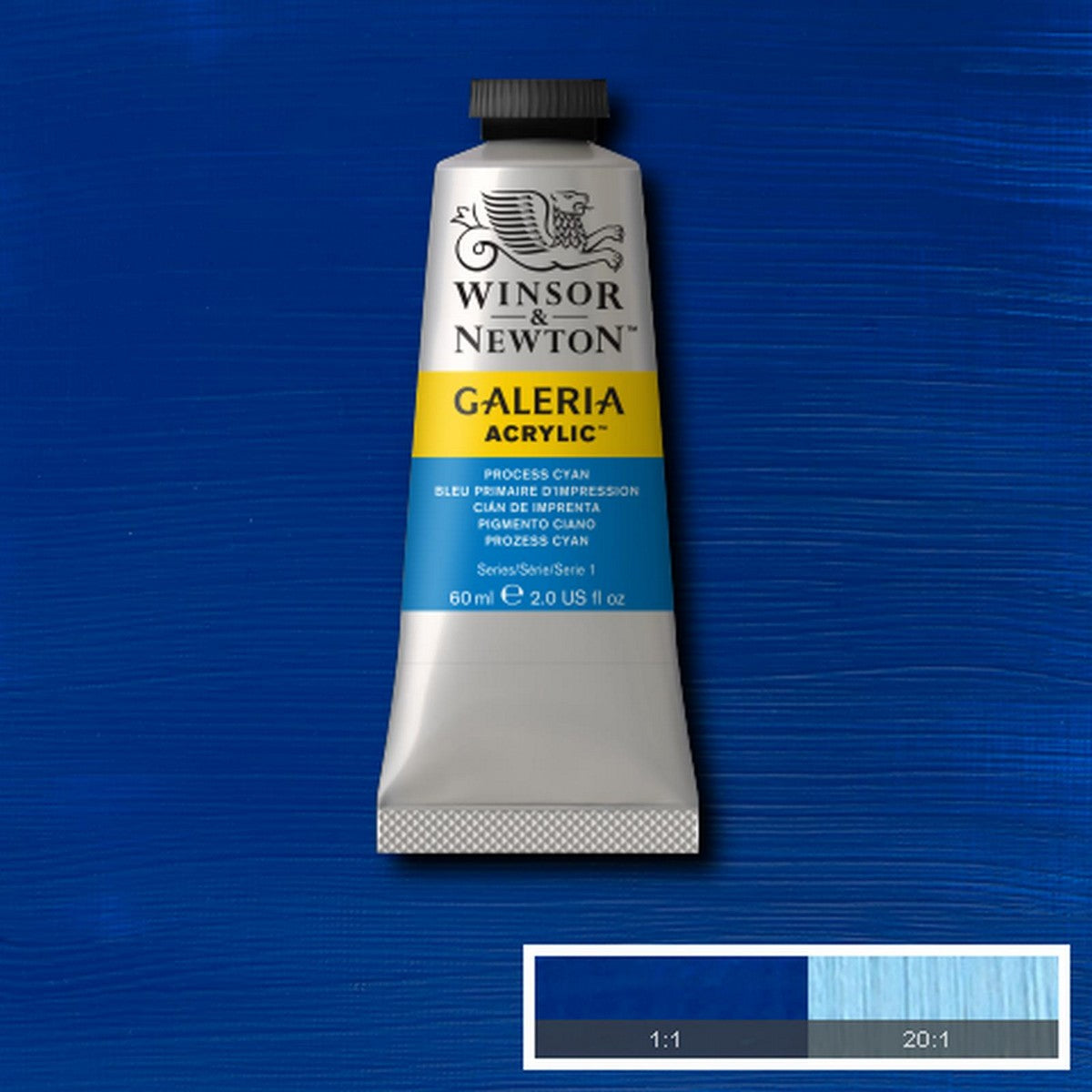 ACRILICA WINSOR NEWTON GALERIA 60ml 535 PROCESS CYAN 2120535