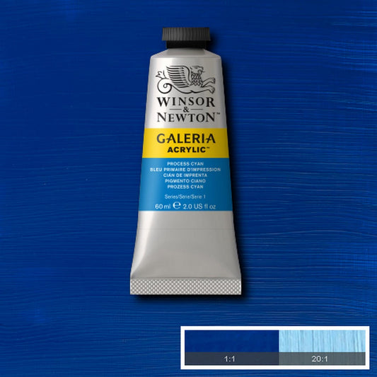 ACRILICA WINSOR NEWTON GALERIA 60ml 535 PROCESS CYAN 2120535