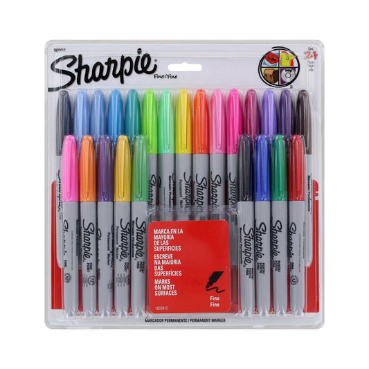 CANETA SHARPIE FINE 24 CORES EDIÇÃO LIMITADA