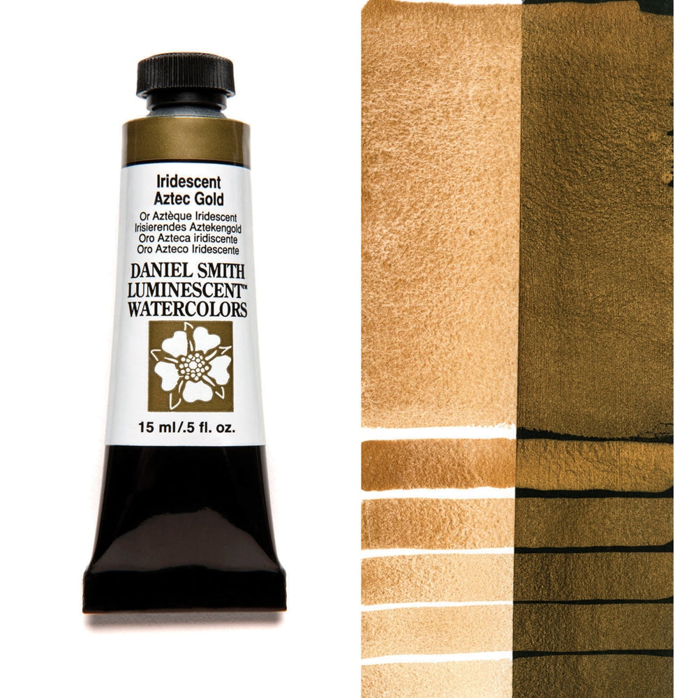 AQUARELA DANIEL SMITH 05ml EXTRA FINE LUMINESCENT 012 Iridescent Aztec Gold