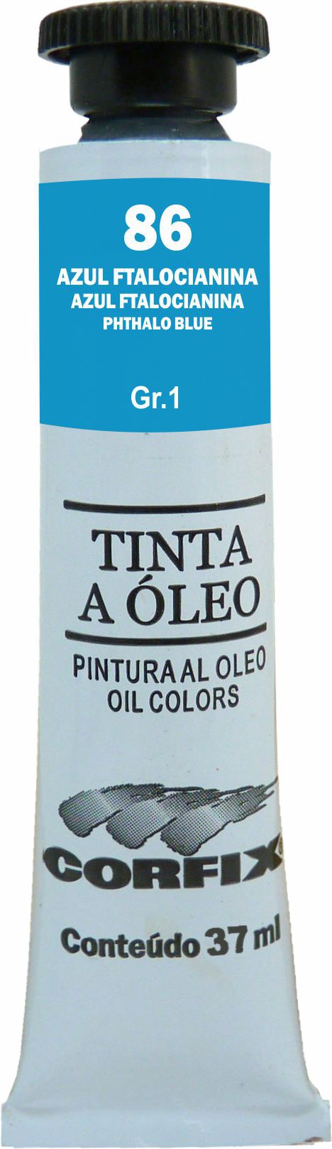 OLEO CORFIX 37ML 86 AZUL FTALOCIANINA