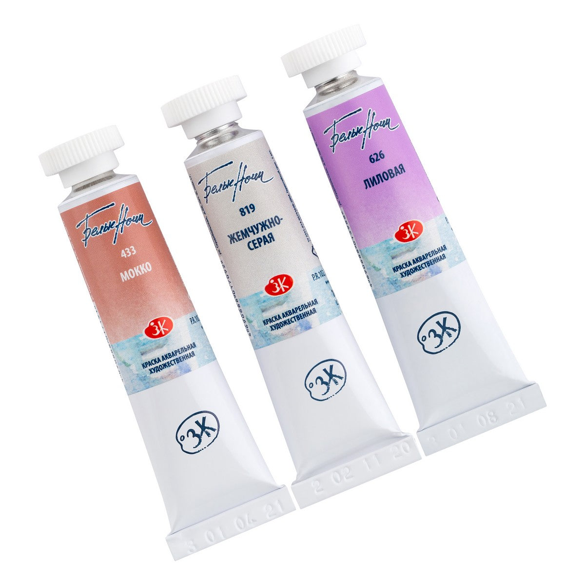 ESTOJO AQUARELA WHITE NIGHTS 03 TUBOS PASTEL 3 (TONS PASTEIS) 10ML