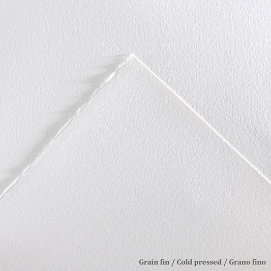 PAPEL CANSON AQUARELLE GR FINA 50X70 300G/M2 60%COTTON