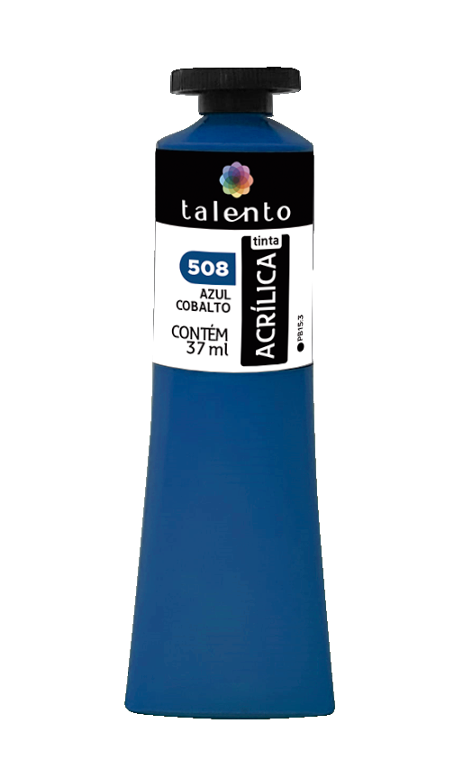 ACRILICA TALENTO 037ML 508 AZUL COBALTO