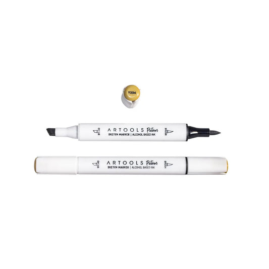 MARCADOR ARTOOLS PICTOM PONTA DUPLA LIGHT RAW SIENNA (Y234)