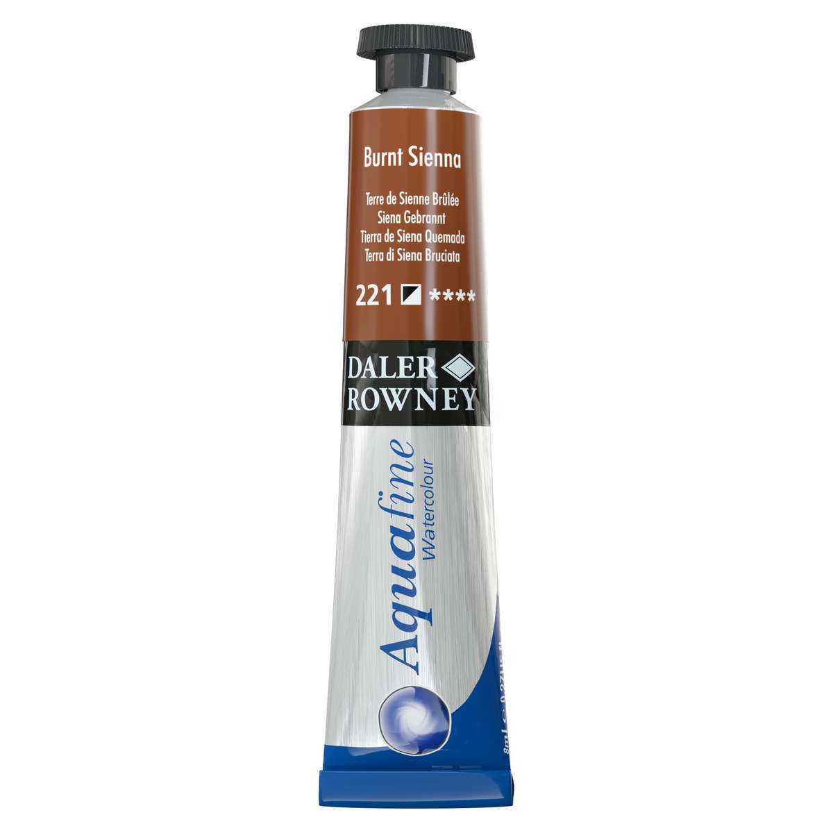 AQUARELA DALER ROWNEY AQUAFINE 8ML 221 TERRA DE SIENA QUEIMADA