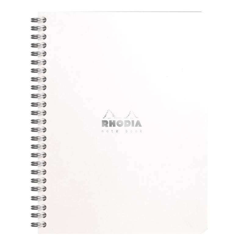 CADERNO RHODIA A5+ 80FLS 80G WHITE 193461C