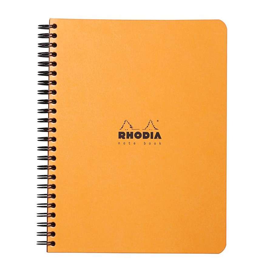 CADERNO RHODIA A5+ 80FLS 80G ORANGE 193468C