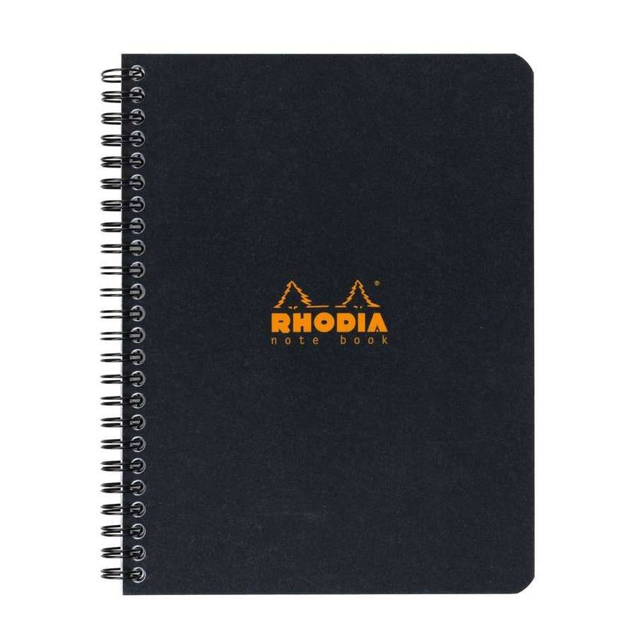 CADERNO RHODIA A5+ 80FLS 80G BLACK 193469C