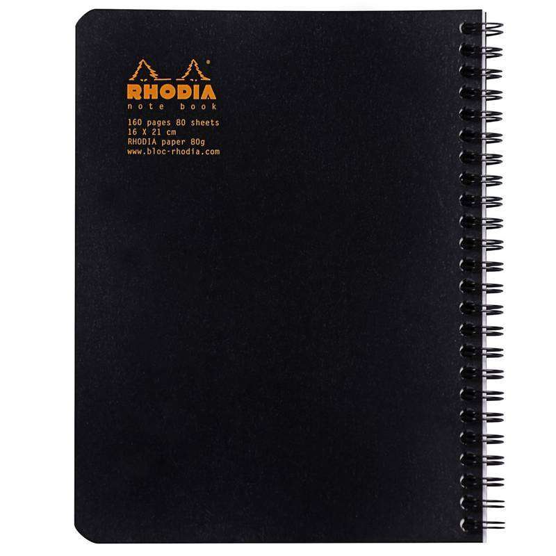CADERNO RHODIA A5+ 80FLS 80G BLACK 193469C