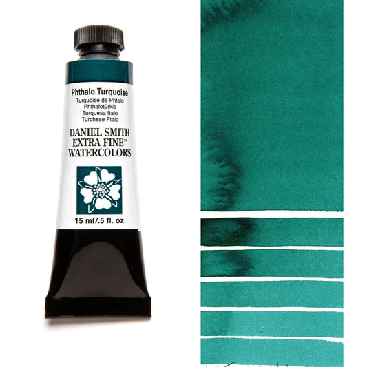 AQUARELA DANIEL SMITH 05ml EXTRA FINE Phthalo Turquoise 080