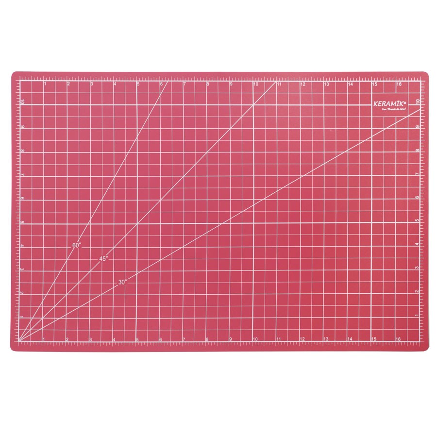 PLACA BASE CORTE 30X45 2,0MM PINK KERAMIK