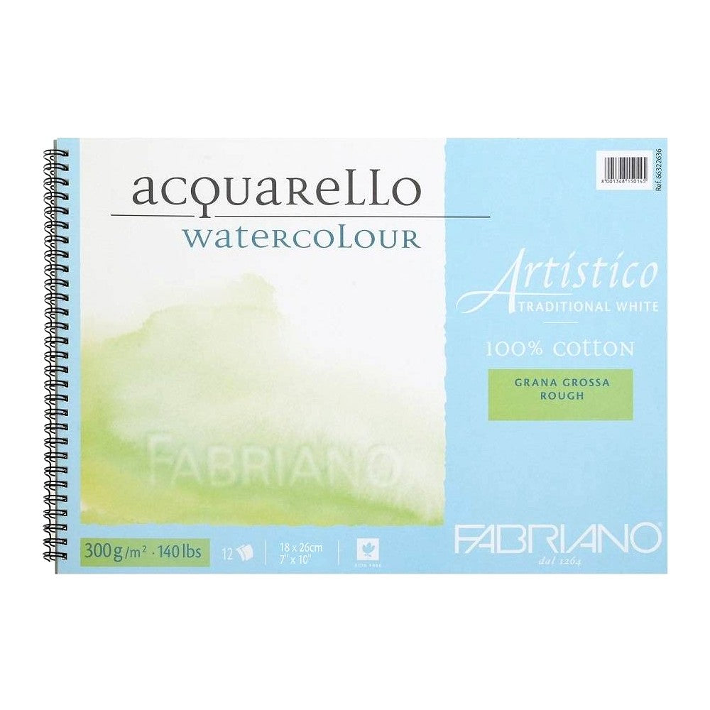 BLOCO FABRIANO ARTISTICO ROUGH 300g/m2 18x26 12 FLS ESP