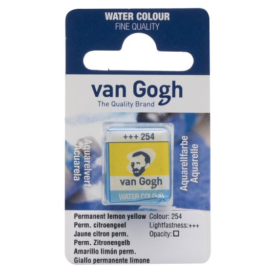 AQUARELA TALENS VAN GOGH HALF PAN 254 PERM LEMON YELLOW