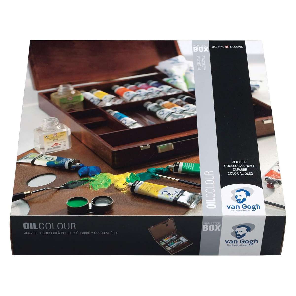 ESTOJO OLEO TALENS VAN GOGH 14 CORES 40ml INSPIRATION + ACES