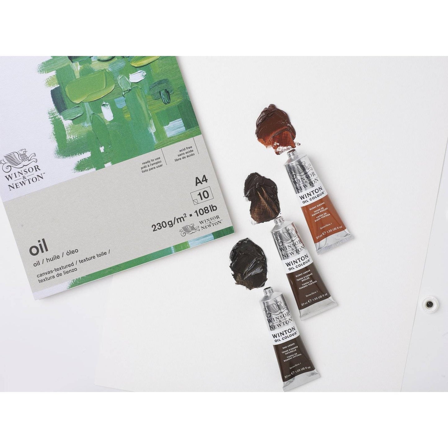 BLOCO WINSOR NEWTON OIL A4 230g/m2 10 FLS