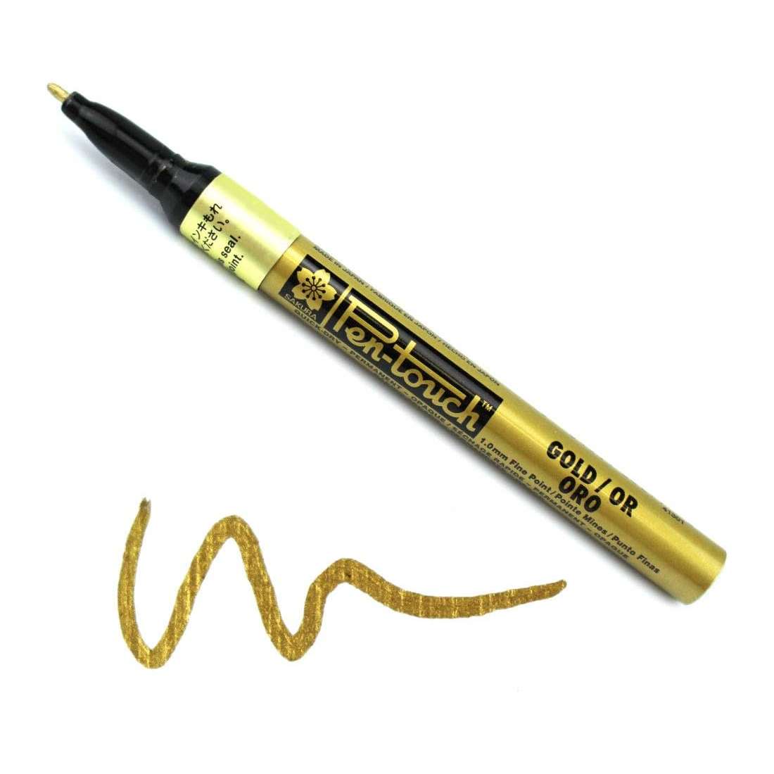 CANETA SAKURA PEN TOUCH 1,0MM FINE OURO
