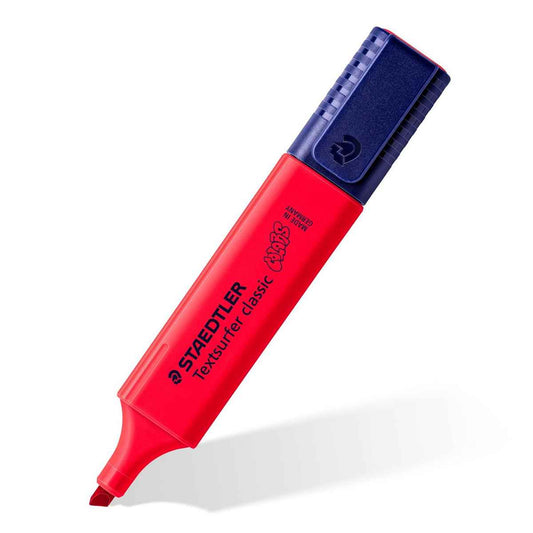 MARCADOR FLUORESCENTE STAEDTLER TEXTSURFER 200 VERMELHO