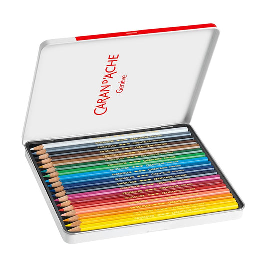 LAPIS AQUARELAVEL CARAN D´ACHE SWISSCOLOR 18 CORES 1285718