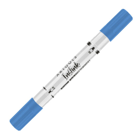 MARCADOR ARTOOLS INSTINK ACRILICO AZUL CLARO PONTA DUPLA B215