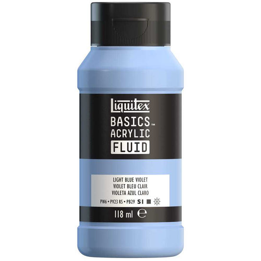 ACRILICA LIQUITEX BASICS FLUID 118ML 396 LIGHT BLUE VIOLET