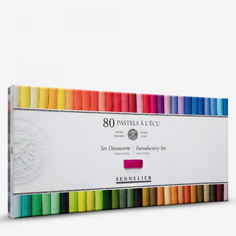 PASTEL SECO SENNELIER EXTRA SOFT 80 CORES HALF STICK