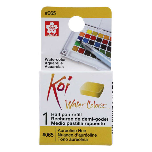 AQUARELA SAKURA KOI HALF PAN AUREOLINE - 65
