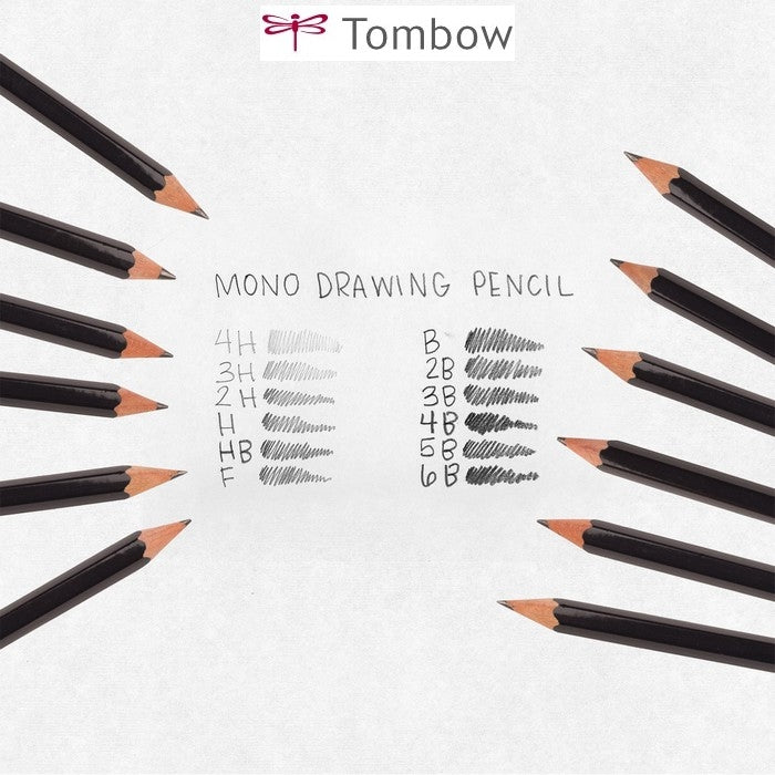 LAPIS GRADUADO TOMBOW MONO HOMO-GRAPH SET C/ 12 + ACESS