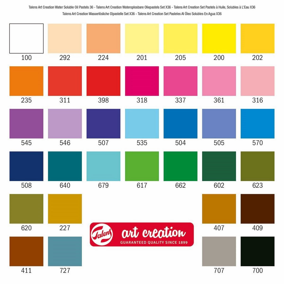PASTEL OLEOSO AQUARELAVEL TALENS ART CREATION 36 CORES