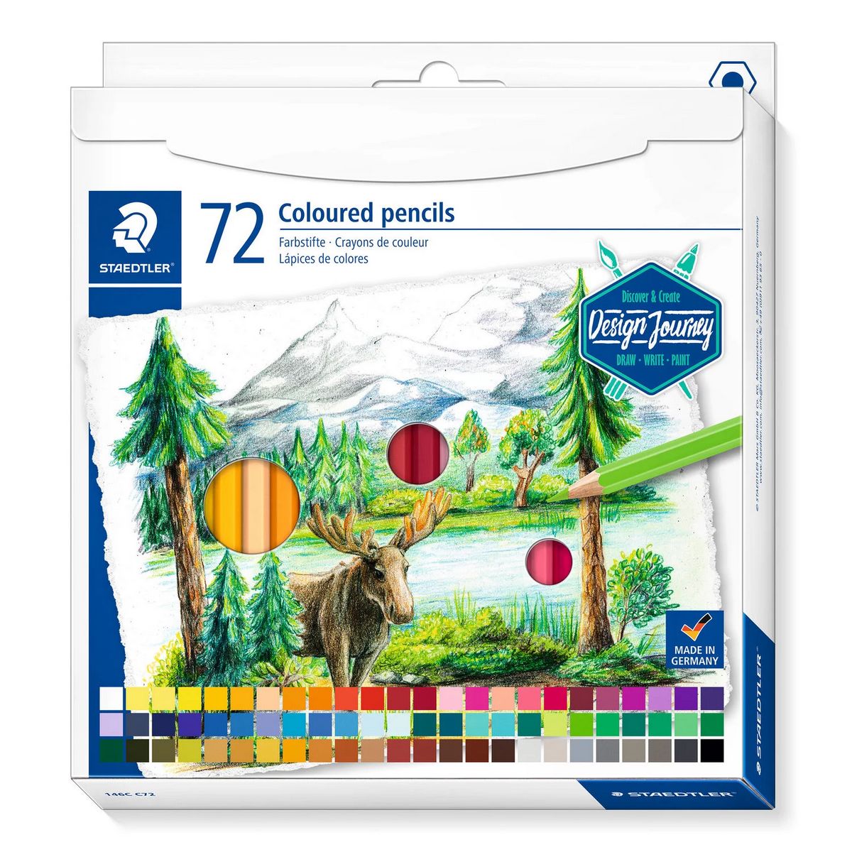 LAPIS COR STAEDTLER DESIGN JOURNEY 72 CORES 146CC72