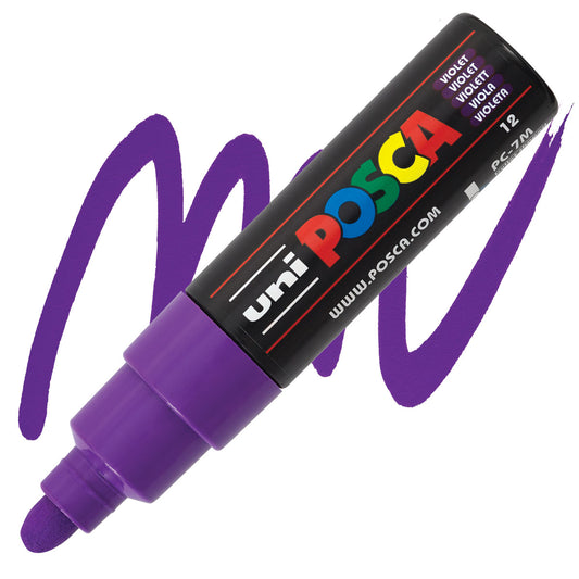 CANETA POSCA PC-7M 12 VIOLETA