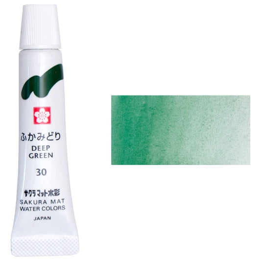 AQUARELA SAKURA MAT 5ML 30 VERDE PROFUNDO