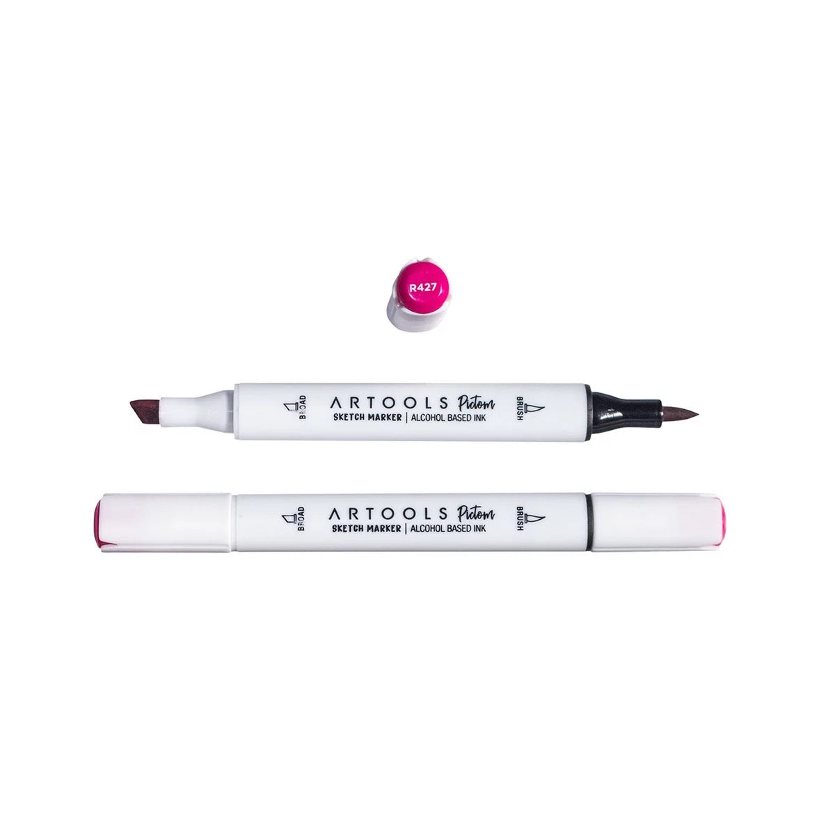 MARCADOR ARTOOLS PICTOM PONTA DUPLA OLD RED (R427)