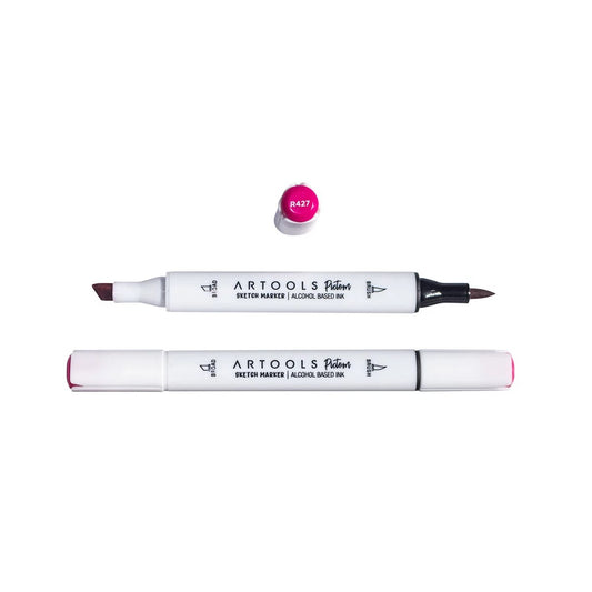 MARCADOR ARTOOLS PICTOM PONTA DUPLA OLD RED (R427)