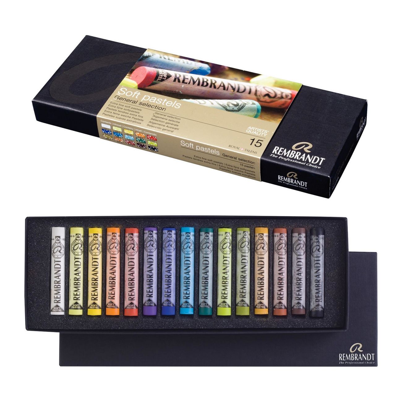 PASTEL SECO SOFT TALENS REMBRANDT 015 CORES 300 C15