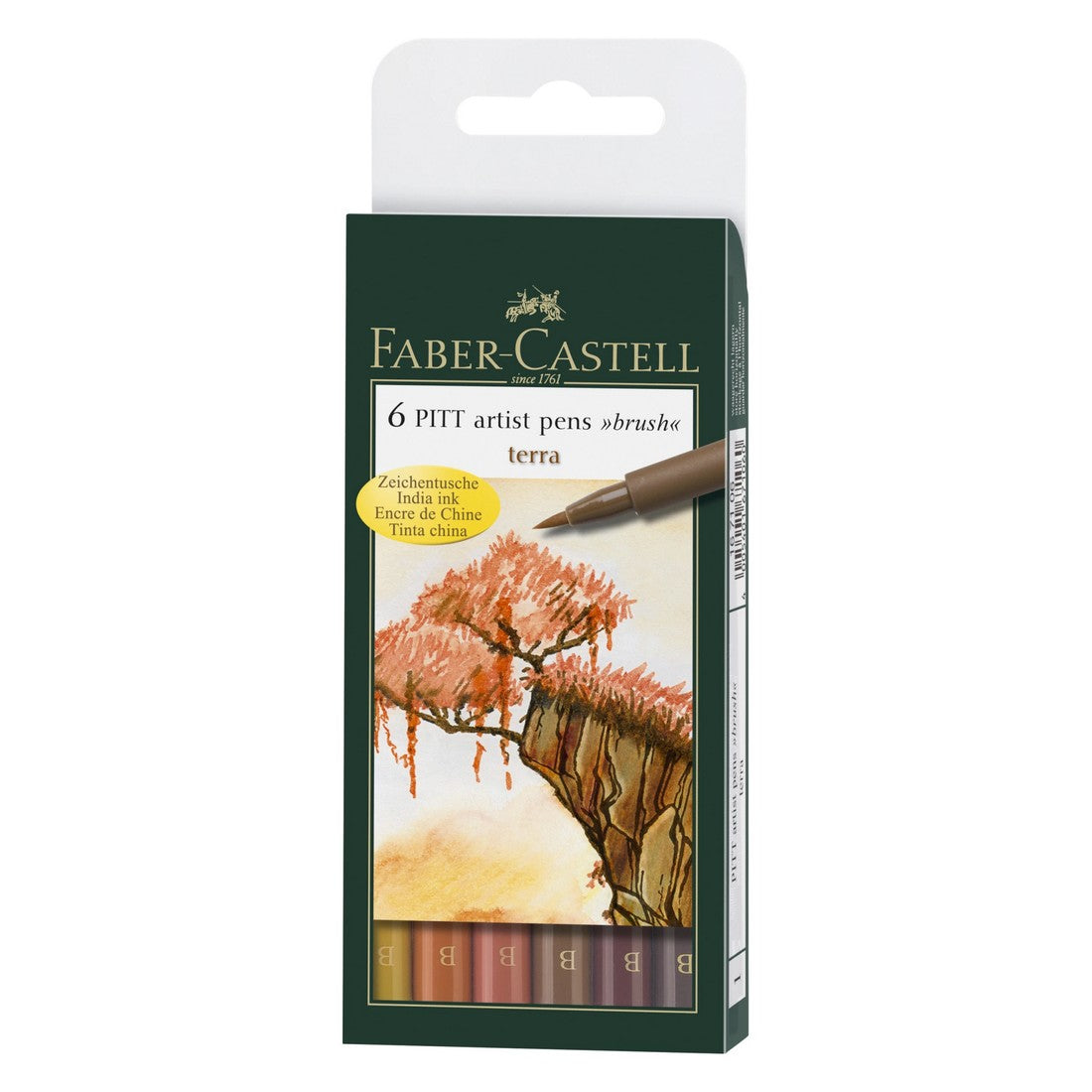 CANETA FABER CASTELL PITT 06 BRUSH EARTH (TONS TERRA) 167106