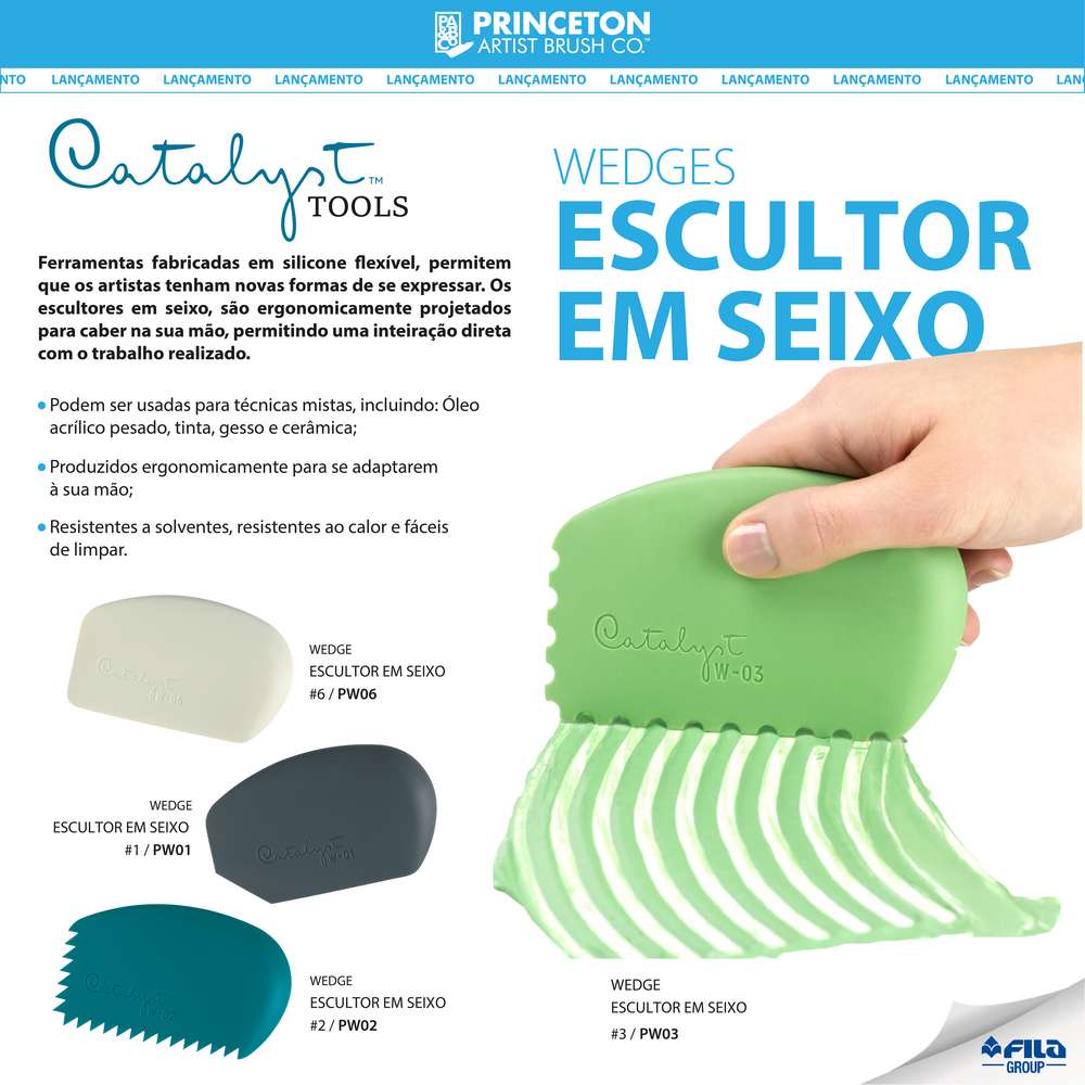 ESCULTOR EM SEIXO PRINCETON ARTIFICIOS CATALYST SILICONE W-01