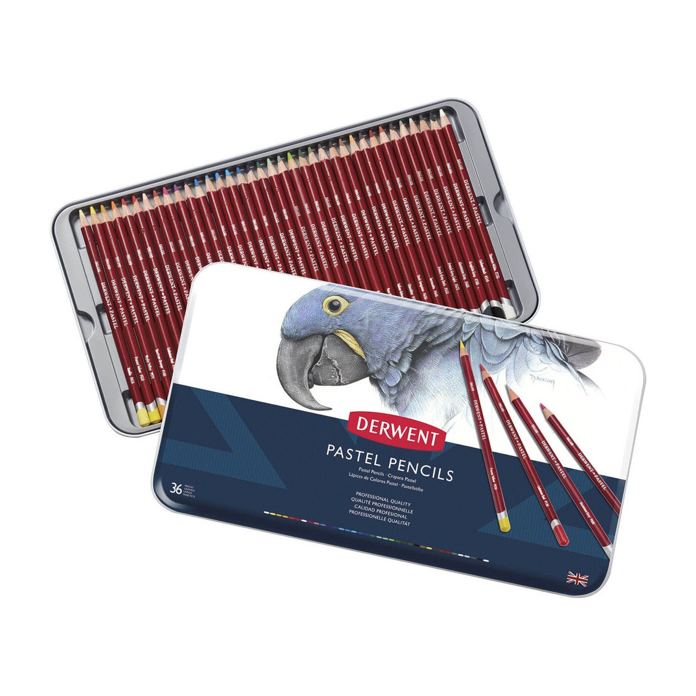 LAPIS PASTEL DERWENT 36 CORES