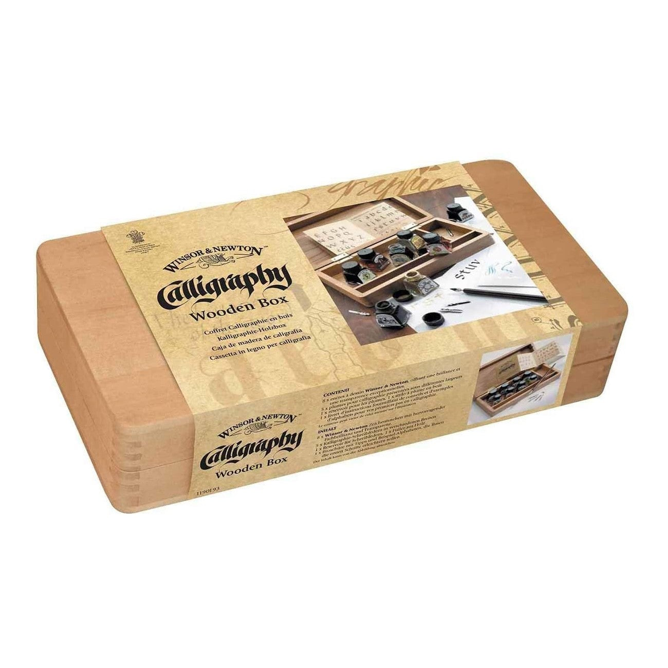 ESTOJO DRAWING INKS WINSOR NEWTON ESTOJO MADEIRA C/ 15 PEÇAS