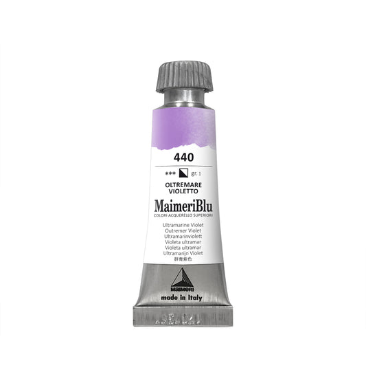 AQUARELA MAIMERIBLU ARTISTS 440 ULTRAMARINE VIOLET 12ML S1