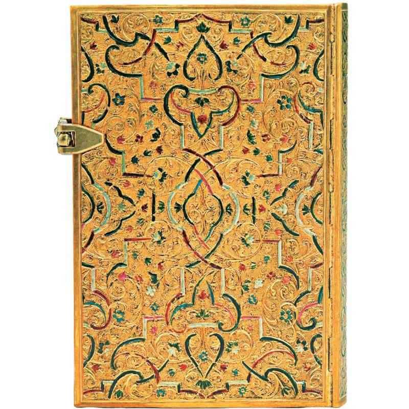 PAPERBLANKS GOLD INLAY MINI PAUTADO PB2535-1