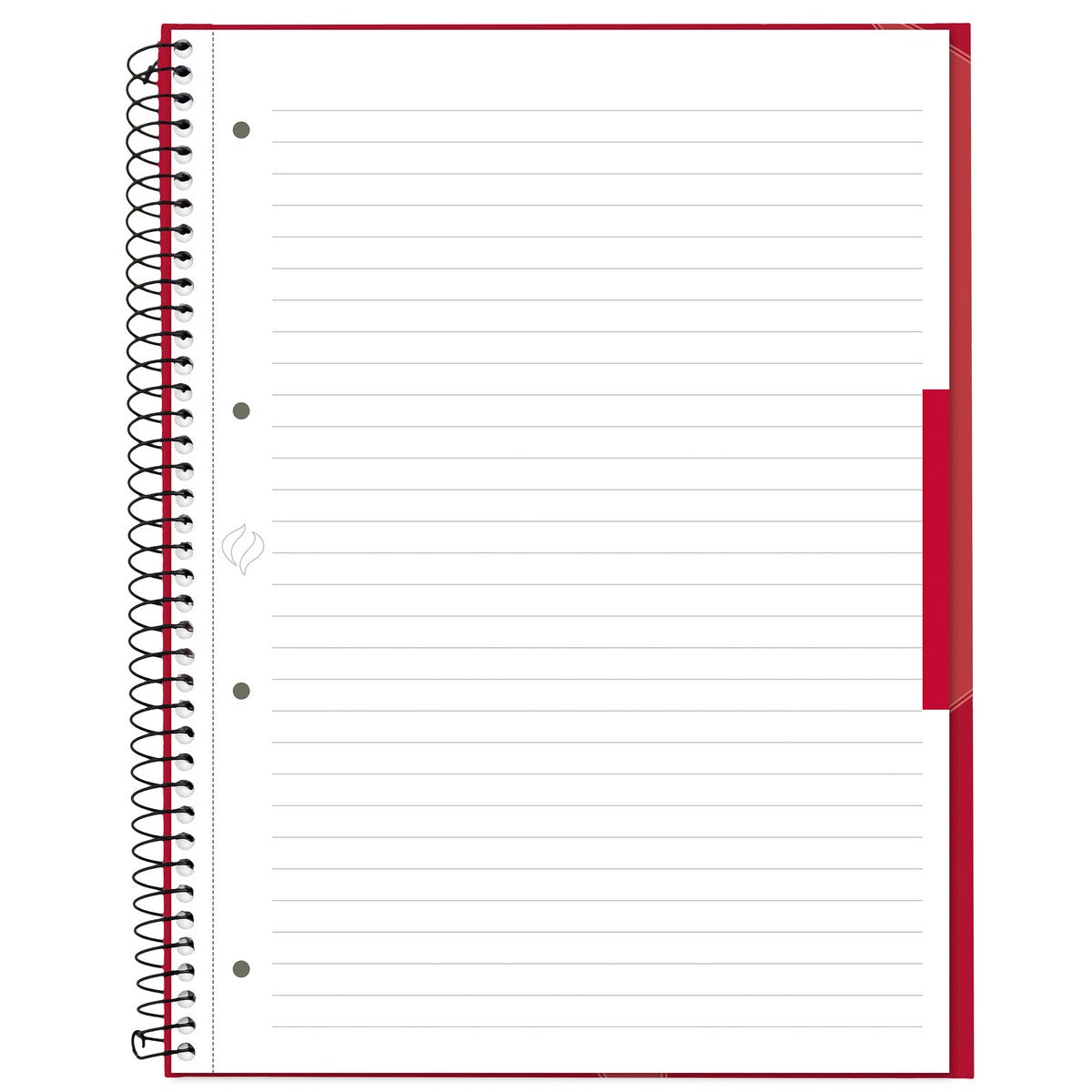 CADERNO CANSON ESCRITA A4 VERMELHO 80 FOLHAS PAUTA 90G/M2