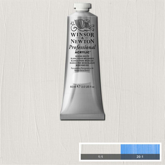 ACRILICA WINSOR NEWTON PROFISSIONAL 60ML 415 MIXING WHITE S1